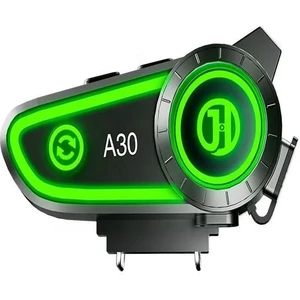 A030 Ip7 Su Geçirmez Rgb Wireless Interkom Motor Motosiklet Stereo Kask Kulaklığı