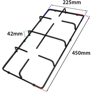 Kumtel & Luxell Ocak Izgarası - 45 x 22.5 cm