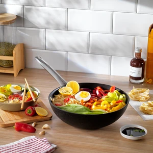 Black Stone Wok Tava 28 Cm-Siyah
