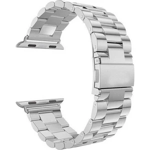 Apple Watch 10 46MM Kordon Metal Sıralı Kordon Gümüş