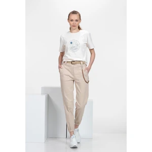 Kadın Kemerli Jogger Pantolon