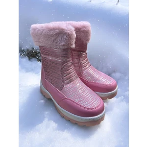Dayanıklı, Su Geçirmez, Ortopedik, Kız Çocuk Kar Botu Ayakkabı