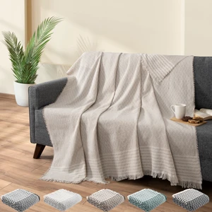 Teksnil Home | Koltuk Kanepe Örtüsü Koruyucu | Koltuk Şalı | 170X200 | Çekyat Örtüsü | BEJ