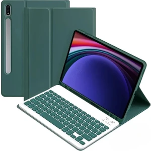 Samsung Tab S10 Ultra SM-X920 14.6 Inç Uyumlu Bluetooth Türkçe Q Klavyeli Kılıfı (Tablet Değildir)