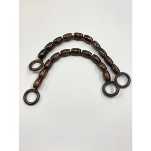 Karan Tuhafiye Çanta Sapı / Ahşap Boncuklu Çanta Sapı