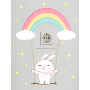 Ayza Tasarım Tavşan Priz Sticker