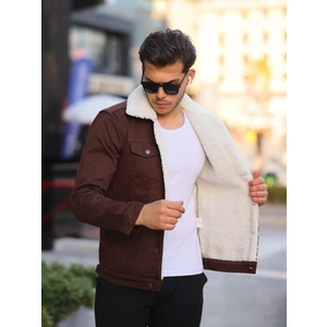 Erkek Içi Kürklü Kot Ceket