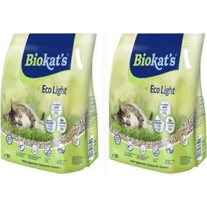 Biokats Eco Light Pelet Kedi Kumu 2x5 Lt