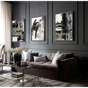 3'lü Çerçeveli Cam Tablo