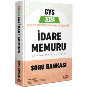 Data Yayınları 2024 Ceza ve Tevkifevleri İdare Memuru GYS Soru Bankası