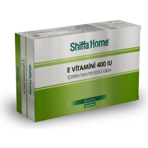 Shiffa Home E Vitamini 400 IU 700 Mg x 60 Softgel