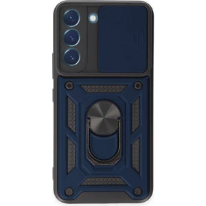 Samsung Galaxy S24 Tank Kılıf Magnetik Standlı Kamera Korumalı Sürgülü Vega Kapak