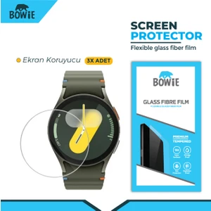 Samsung Galaxy Watch 7 40 mm Için Nano Tempered Ekran Koruyucu 3 Adet Set