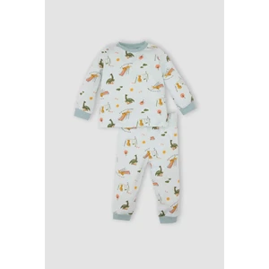 Erkek Bebek Pijama Takımı Desenli Uzun Kollu Üst Alt D5349A524WN