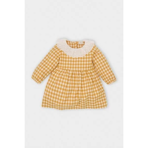 Kız Bebek Uzun Kollu Flanel Elbise D8461A5NS