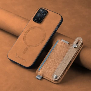 Xiaomi Redmi Note 11 Pro Uyumlu Kılıf Zebana 2in1 Best Deri Kılıf Kahverengi