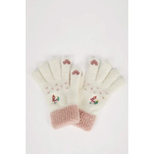 Defacto Kız Çocuk Yılbaşı Temalı Triko Eldiven V1289A624Wn