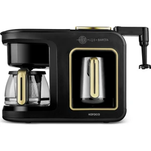 Hatır Plus Barista Steel 6 In 1 Konuşan Közde Türk Kahve Makinesi Mineral Gold
