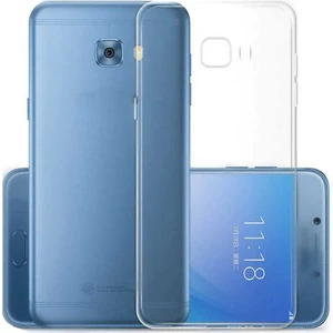 Galaxy C9 Pro Kılıf  Süper Silikon Kapak-Renksiz