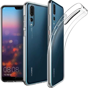 Huawei P20 Pro Kılıf  Süper Silikon Kapak-Renksiz