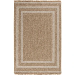 Cool Halı Mocha 668 Beyaz Halı Kilim Mutfak Koridor Yolluk Jüt Hasır Görünüm Dokuma Makine Halı