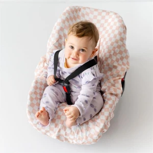 Mama Yoyo Müslin Oto Koltuk Kılıfı Pudra Açık Pembe