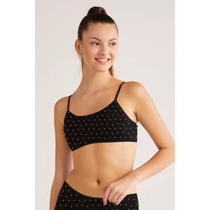 Polka Puantiyeli Büstiyer