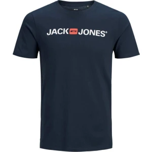 Jack&jones 12137126 On Jack&jones Yazılı 0 Yaka Kısa Kol Tsh Lacivert-Xxl