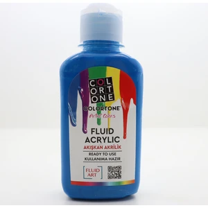 Sanat Boyaları Fluid Acrylic 150 ml (Mavi)