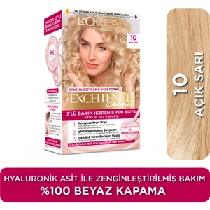L'Oréal Paris Excellence Creme Saç Boyası - 10 Açık Sarı