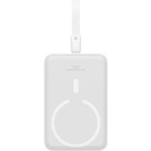 Magsafe Mini Wireless ve Lightning Kablo Powerbank 10.000 Mah 20W - Beyaz
