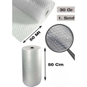 Point Marketing Balonlu Poşet Patpat 50 cm x 50 metre Havalı Naylon Pat Pat Ambalaj Pat Pat - 50 cm x 50 metre