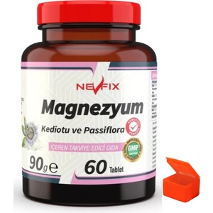 Magnesium Citrate Bisglisinat Malat Kedi Otu Pasiflora 60 Tablet + Hap Kutusu