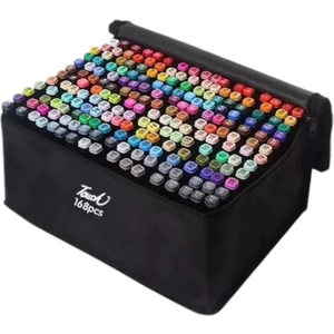 Çift Uçlu Marker Kalem 168 'li Çantalı