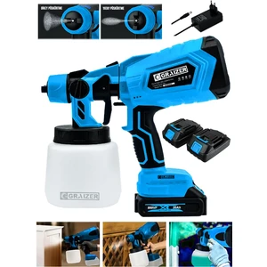 Alman M 999 Vf 20 Ah Çift Akülü Boya Tabancası Püskürtme Ilaçlama Makinesi