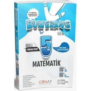 Günay Yayınları 5. Sınıf Matematik Bumerang Etkinlikli Akıllı Defter Kitap