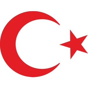 Türk Bayrağı Sticker(50 cm x 40 Cm) Oto Motor Pc Etiket