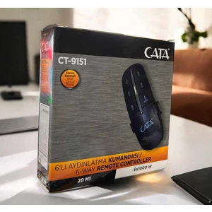 6 Lı Kanal Avize Kumandası 6x1000 W Ct-9151