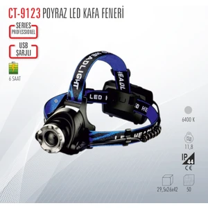 CT-9123 LED Kafa Feneri