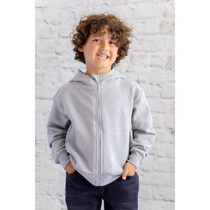 Unisex Çocuk Basic Kapüşonlu Ceket - Grimelanj
