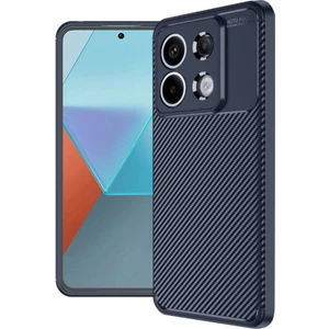 Xiaomi Poco M6 Pro 4g Kılıf Karbon Fiber Desenli Silikon Kılıf