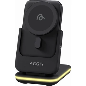 AG-W18 3 In 1 23W Wireless Magsafe Şarj Istasyonu & Powerbank