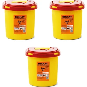 Tıbbi Atık Kutusu 1.3 Lt - 3 Adet