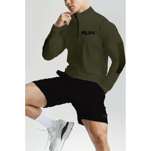 Ghassy Co. Erkek Running Hızlı Kuruma Nem Emici Teknik Performan Uzun Kollu T-Shirt