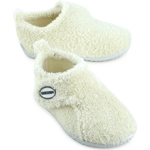 Kışlık Kız Çocuk Peluşlu Rahat Taban Cırt Cırtlı Ayarlanabilir Ev Okul Kreş Panduf Ayakkabı