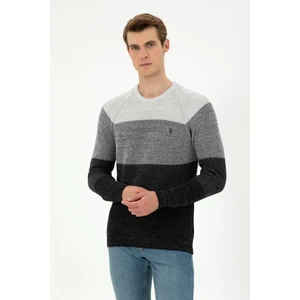 U.S. Polo Assn. Erkek Antrasit Melanj Kazak /Triko 50293017-VR081