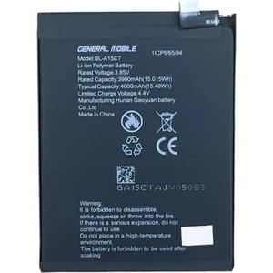 Genaral Mobile GM 20 Batarya Pil Sıfır Orijinal