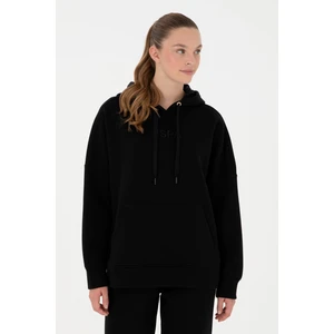 U.S. Polo Assn. Kadın Siyah Sweatshirt 50292370-VR046