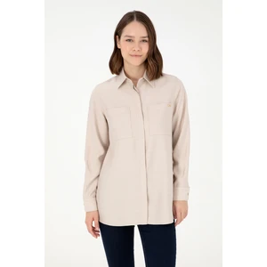 U.S. Polo Assn. Kadın Taş Gömlek Tunik 50293568-VR049