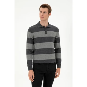 U.S. Polo Assn. Erkek Antrasit Melanj Kazak /Triko 50297019-VR081